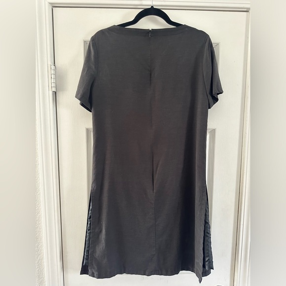 Kestan black dress shirt dress short sleeves size women’s medium M - Picture 4 of 4